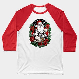 Ho Ho Meow Baseball T-Shirt